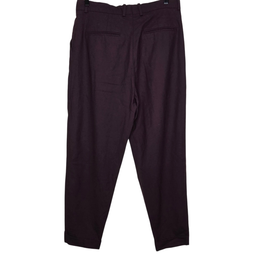COS Pleats Dropped Crotch Trousers Size 6, 96% Wool - Picture 3 of 12
